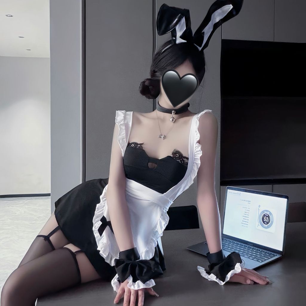 Đồ lót gợi cảm hai chiều Gothic hầu gái cho cosplay