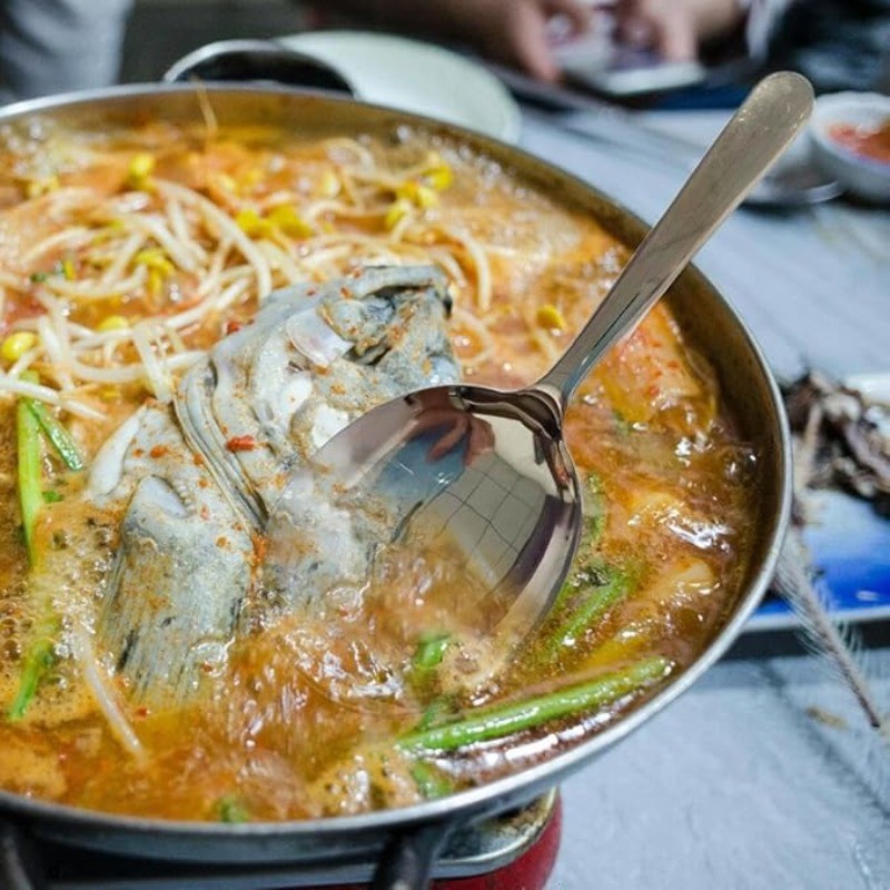 1 / 2 / 3 / 5 Thìa Canh Inox Lớn Có Lỗ Thoát Nước / Thìa Có Rãnh Dày Cho Buffet