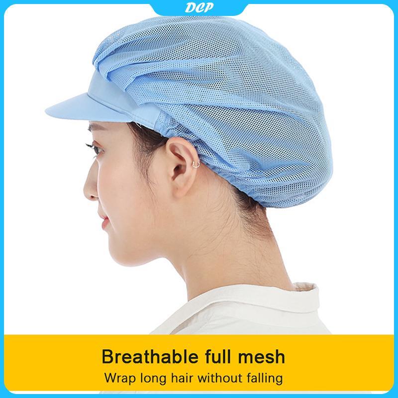 [DCP] đầu bếp hat Dustproof hội thảo phục vụ hat thực phẩm nhà máy làm việc hat căng tin làm việc hat [VN]