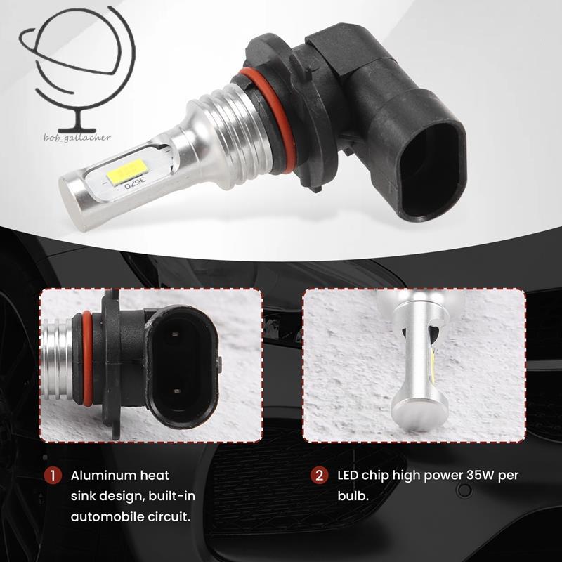 9005 HB3 Bóng Đèn Pha LED HighBeam 35W 4000LM 6000K Trắng Công Suất Cao