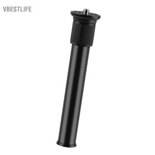 VBESTLIFE Thanh cực mở rộng bằng hợp kim nhôm có thể mở rộng 19-31cm Giao diện phổ biến 1/4 inch 3/8 inch với 2 vít chuyển đổi 1/4 đến 3/8 cho máy ảnh DSLR SLR Ổn định chân máy đầu bóng