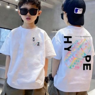 Áo thun nam HYPE in hai mặt thời trang, kiểu dáng đơn giản, rộng rãi, thoải mái với cổ tròn.