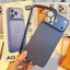 Ốp điện thoại cứng pha lê 2 trong 1 + Phim mặt sau PC cho iPhone 13 14 12 15 16 Pro Max Ốp điện thoại