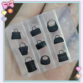 [beautifulhome] 1 Cái 3D Hoạt Hình Dễ Thương Túi Hình Móng Tay Nghệ Thuật Trang Trí Khuôn Diy Silicone Trong Suốt Móng Tay Nghệ Thuật Mẫu Khuôn Móng Tay Móng Tay Quyến Rũ Quà Tặng [Làm Đẹp]