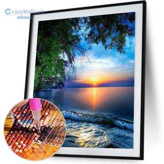 Bộ tranh khảm thêu chữ thập 5D DIY Full Drill Diamond Painting Sunrise [CrazyMallueb.vn]