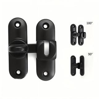 Bộ chốt khóa cửa lùa kèm vật liệu lắp đặt Chốt khóa cửa / Khóa cửa lùa (trượt)，Khóa cửa lật， Lắp góc linh hoạt