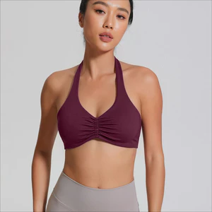 Áo ngực thể thao áo ngực nữ dây chống sốc tập thể dục nhanh-sấy khô thoáng khí sexy yoga top