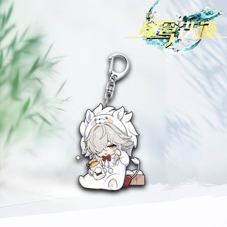 Honkai Star Rail Acrylic Keychain Strap Sunday Dan Heng Jing Yuan Blade Q Version Mobile Phoner