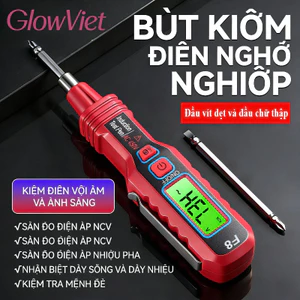 Bút Thử điện Cách điện B20, Vít Điện 2 Đầu Chữ Thập, Màn Hình Kỹ Thuật Số, Bút Thử điện Cách điện đa Chức Năng