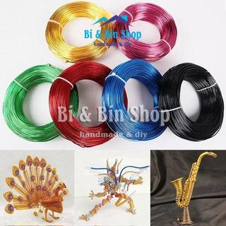 Cuộn Dây Nhôm Màu 0.8mm Làm Bonsai Handmade, Làm Đồ Thủ Công, Làm Trang Sức Handmade