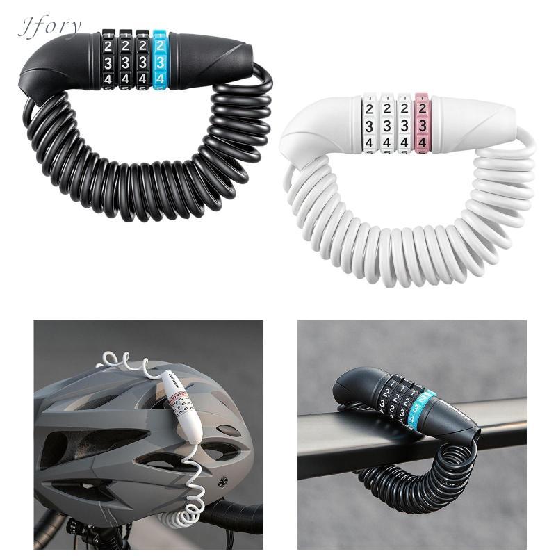 Khóa cáp xe đạp chống trộm Jfory Dễ sử dụng Kết hợp Khóa dây an ninh di động cho xe đạp đường núi
