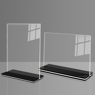 Bảng giá mica A6 A5 – Kệ bảng tên buffet mini, bảng giá mica để bàn cho quán cà phê, quầy bar