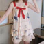 Shop Áo Vest Mùa Hè Bộ Đồ Ngủ Camisole Hoạt Hình Sữa Lụa Nơ Tươi Cô Gái Phù Hợp Với Nhà Sản Xuất