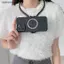 Giá đỡ Ne Giá đỡ điện thoại lười biếng cho IPhone 16 15 14 13 Pro Max Samsung Xiaomi Ngoài trời Góc đầu tiên Vlog Ghi âm Selfie Braet MỚI