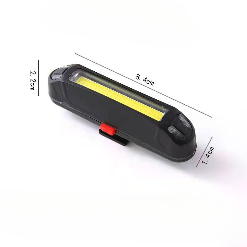 【COD】Đèn cảnh báo chống nước cho xe đạp, sạc USB tiện lợi, ánh sáng nhấp nháy thu hút, an toàn cho đêm hoặc trời mưa.