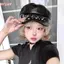 HFSHY Nón Beret Vintage Kiểu Goth Tối Màu, Bông Tai Kẹp Y2K, Phù Hợp Với Xu Hướng Thời Trang Hiện Đại