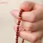 Vòng tay cinnabar koi đính hạt màu đỏ cho nam và nữ - mang lại may mắn và sức khỏe