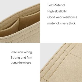 ZENITHCO 1 Cái Túi Chèn Lót Nỉ, Túi Bảo Quản Du Lịch, Tổ Chức Cho Túi Mini Longchamp