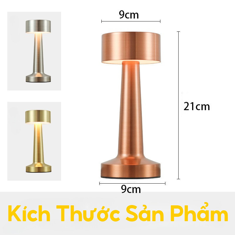 Đèn Led Để Bàn Mini Ánh Sáng Vàng,Hình Dạng Tạ,Có Thể điều Chỉnh Ba Màu,Hoàn Hảo Cho Phòng Ngủ,Quán Cafe & Trang Trí