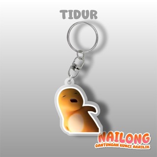 Nailong Móc Chìa Khóa Acrylic Móc chìa khóa dễ thương
