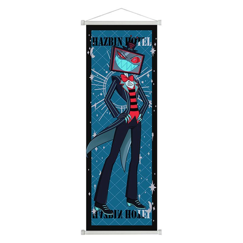 Hell Inn Hazbin Khách sạn Tranh Cuộn Poster Anime Vải Tranh Treo Tường Trang Trí Nội Thất Tranh Có Thể 26.2.25