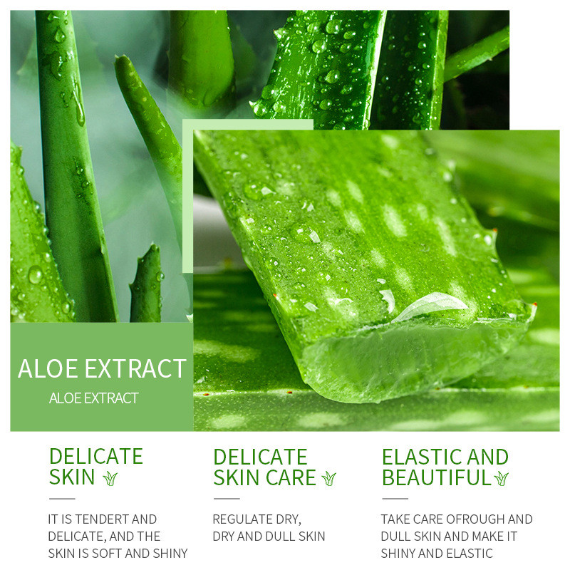 Gel lô hội 300g, Vitamin C Aloe Vera Gel dưỡng ẩm Khuyến mãi dưỡng ẩm