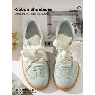2 Cặp Dây Ruy Băng Lụa Satin Cho Sneaker, Đế Bằng, Rộng 2cm, Dài 80/100/120/140cm