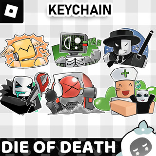 Ganci / Gantungan Kunci Akrilik ROBLOX DIE OF DEATH
