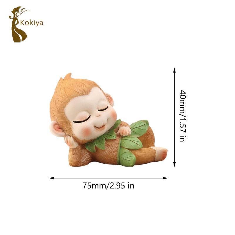 Tượng Khỉ Trang Trí Nhà Tân Gia Thu Nhỏ Nhựa Hình Tượng Tôn Ngộ Không Điêu Khắc Cho Ban Công Trong Nhà Sân Vườn Ngoài Trời Hiên Nhà Bãi Cỏ