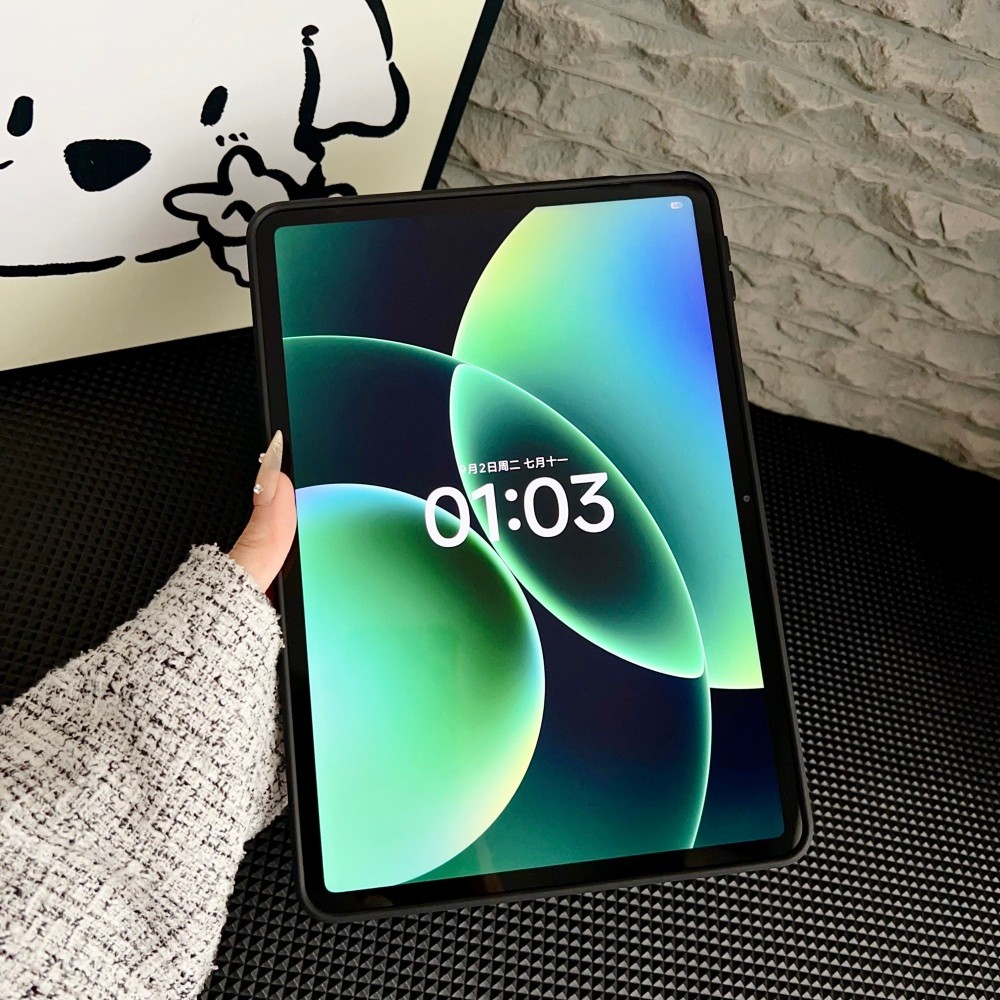 Ốp lưng cứng họa tiết chó con màu nâu cho Xiaomi Pad 5 6 6s 7 8 Pro Redmi Pad SE 11 "2023 8.7 2024 Pro 5G 12.1" Pad 2 Pro 2025 Mini Poco Pad M1 12.1Cover Thân thiện với da