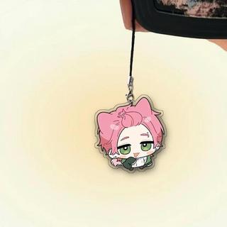 Phone Strap Anime Lucu Wind Breaker Akrilik Transparan – Gantungan HP Sakura Suou Kiryu Nirei Kawaii - PS Sakura