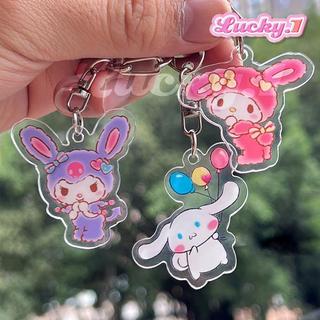Gantungan Kunci Akrilik Lucu Karakter Cartoon Kuromi Untuk Souvenir japanese keychain Gantungan kunci lucu Gantungan