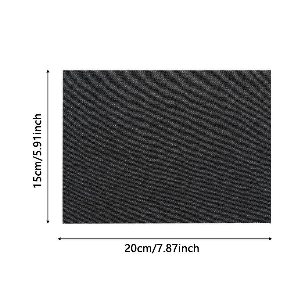 Kangn Miếng Dán Vải Jean Tự Dính 15x20cm - Miếng Vá Quần Áo Ủi Không Cần May, DIY Thủ Công Trang Trí Denim