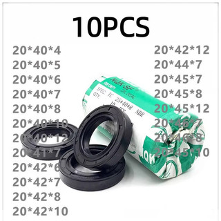 10 CÁI NQK bộ xương phớt dầu 20 * 40 / 41 / 42 / 44 / 45 / 46 * 4 / 5 / 6 / 7 / 8 / 10 / 12 / TC / G loại, chất lượng tốt