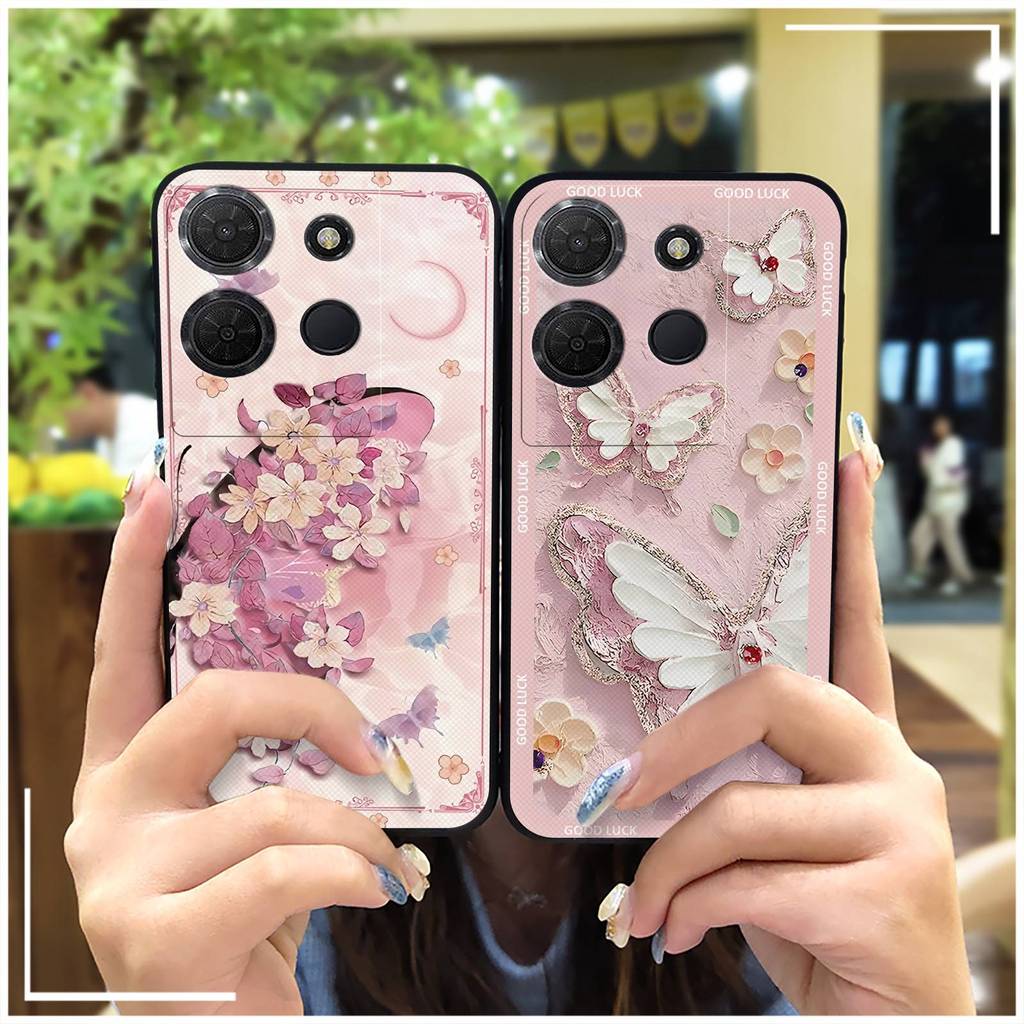 Ốp điện thoại TPU mềm họa tiết Graffiti hoạt hình cho TCL 503 / T442M / T442A / T442J, bọc toàn bộ, thiết kế thời trang, sơn dầu, bền đẹp