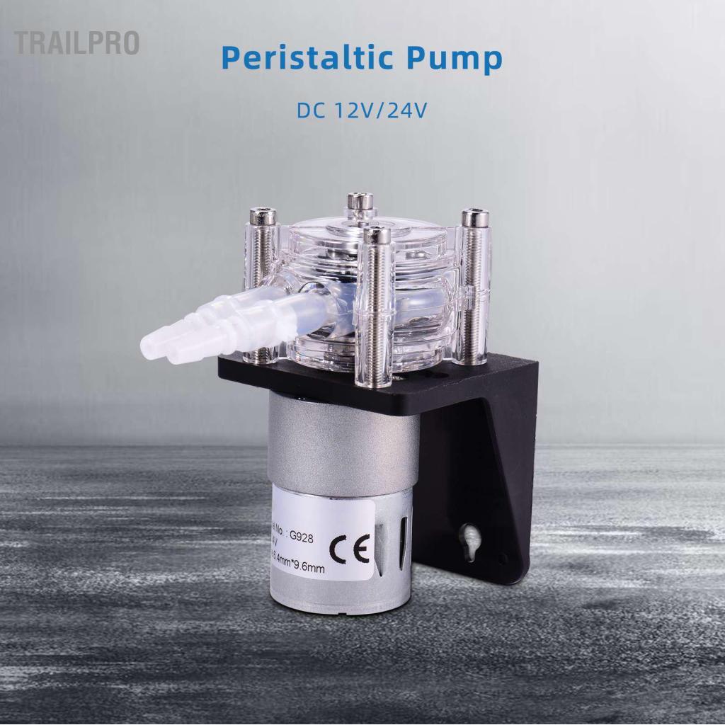 TrailPro Bơm định lượng nhu động Dioche 500ml / phút Chân không bằng thép không gỉ L Kiểu 12 v Máy bơm nước trên mặt đất