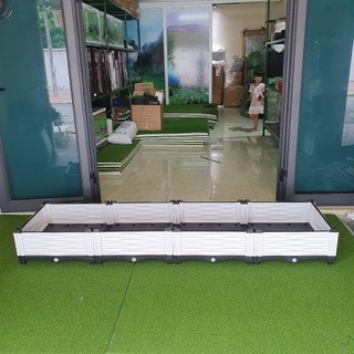 Chậu ghép thông minh HDPE/PP 200x50x23cm: Thẩm mỹ, bền bỉ, dễ lắp đặt, phù hợp mọi cây trồng đô thị.