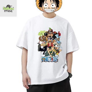 Áo thun nam với thiết kế hình ảnh hoạt hình và anime thời trang, mang phong cách giản dị và thoải mái.