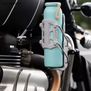 1 Bộ 360° Có Thể Điều Chỉnh Tay Cầm Cốc Lồng Xe Đạp Đa Năng Xe Máy Giá Đỡ Bình Nước Cho MTB Đường Đi Xe Đạp ADV Xe Máy Đẹp