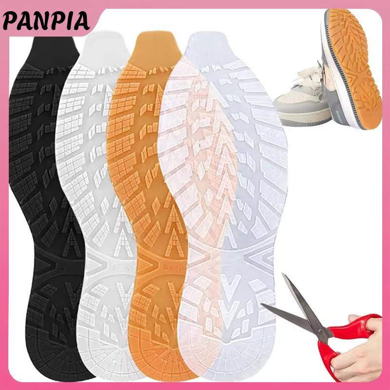 PNPIA - 1 cặp đế ngoài giày thể thao chống trơn trượt, cao su thay thế, cắt vừa, kèm miếng lót