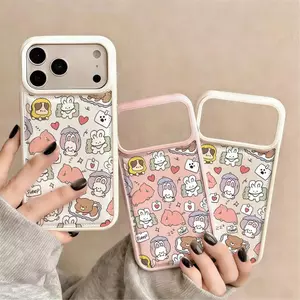 Đáng yêu dán cắt dán cho 16 trường hợp điện thoại iPhone 17Air Bánh mì trường hợp 14 13 11Pro