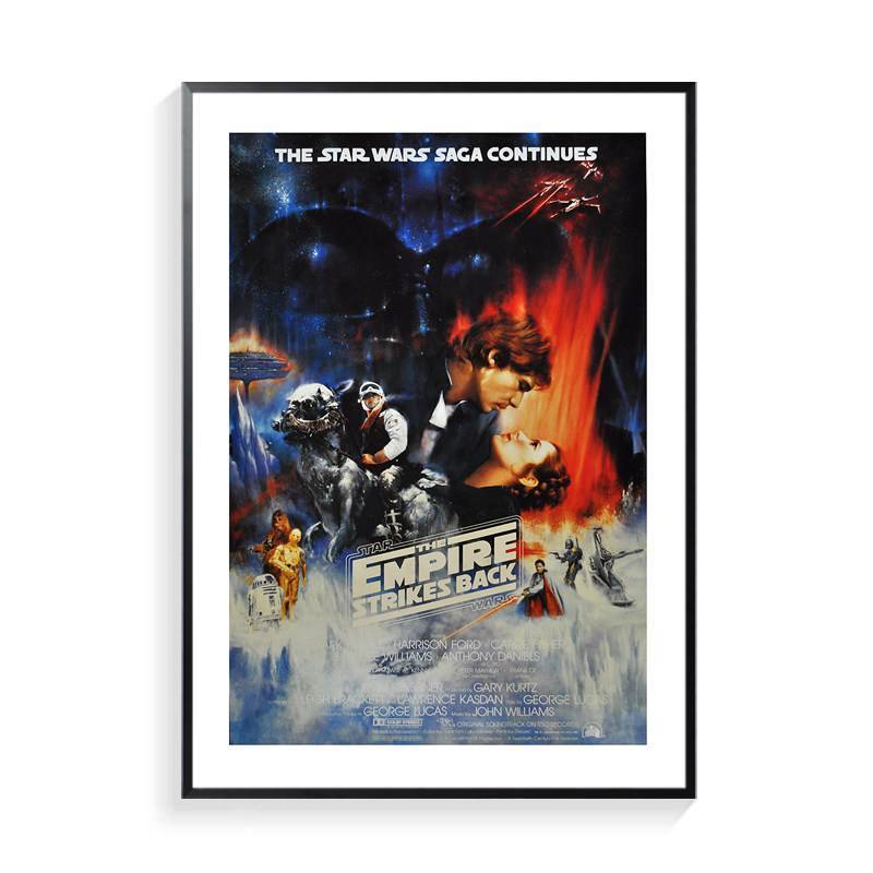 Star Wars Phim Cổ Điển Poster Khung Vải Chống Thấm Nước Treo Tường Nghệ Thuật Trang Trí Nhà