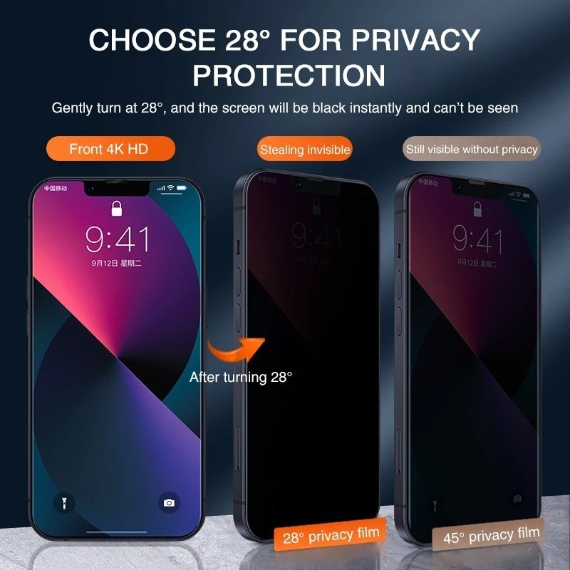 2 Chiếc Trong Suốt Cạnh Đen Kính Phim Cho Samsung Galaxy XCover 7 6 Pro HD Bảo Vệ Màn Hình Điện Thoại Cho Galaxy M53 M52 M51 M42 M40 M36 M35 Chống Gián Điệp Cạnh Đen Kính Cường Lực Phim