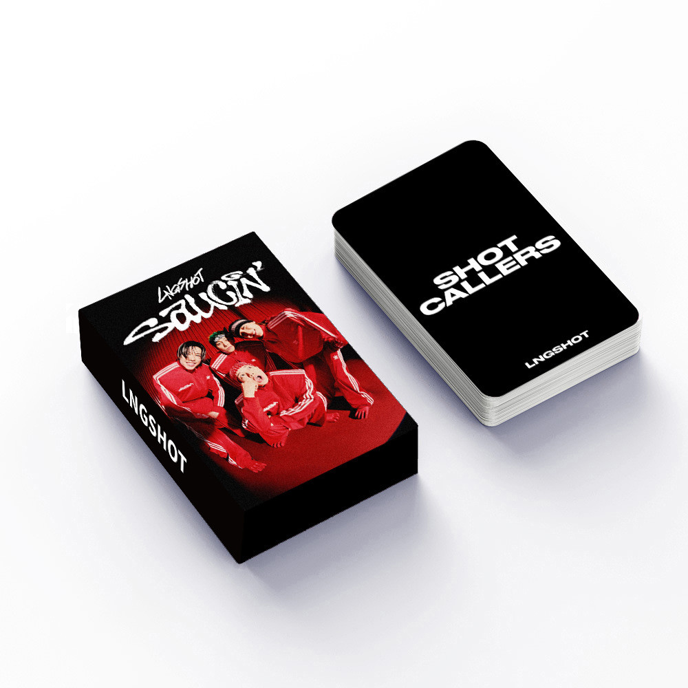 50-92 Cái / hộp LNGSHOT SHOT CALLERS Album Laser Photocards DEBUT