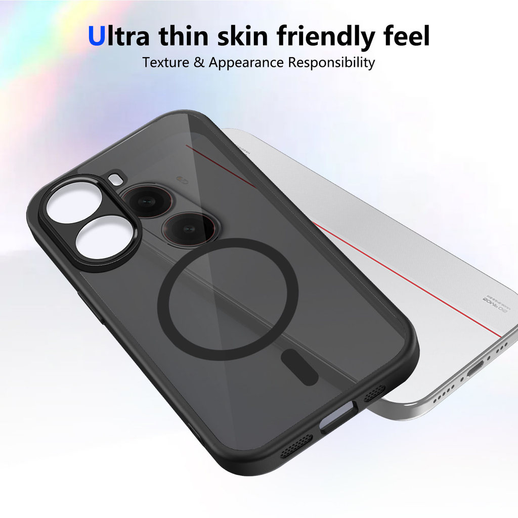 Ốp lưng Xiaomi Poco X7 Pro 5G Vỏ thu hút từ tính màu đen mờ cho Ốp điện thoại Xiaomi Poco X7 Pro 5G