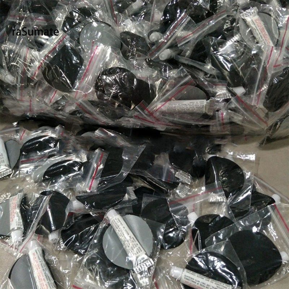 < rasumate > 2 Bộ Keo Dán Miếng Dán Bộ Dụng Cụ Sửa Chữa Nệm Không Khí PVC Bơm Hơi Ghế Sofa Thuyền
