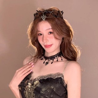 SEREIP Elf Vòng Hoa, Kim Cương Giả Trang Trí Đầu Hoa Nho Vương Miện, Phụ Kiện Tóc Cô Dâu Kiểu Tóc Nhân Tạo Hoa Công Chúa Mũ Đội Đầu Nữ