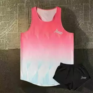 Training Sports Students Track and Field Vest Suit Marathon Sports Quick-Drying Racing Suit Physical Examination Running Shorts nP6V