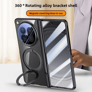 Sang trọng 360° Giá đỡ vòng mạ xoay từ tính cho OPPO Find N6 Find N5 Ốp điện thoại bảo vệ