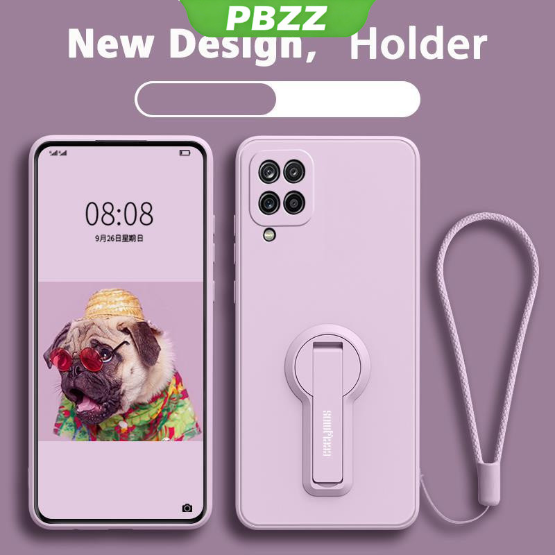 ốp lưng Ốp điện thoại Samsung A12 Samsung A22 4G Ốp mềm Ốp chống sốc mịn bảo vệ silicon lỏng thiết kế mới 360 ° với giá đỡ ytxzzj01 đẹp viền vuông cute